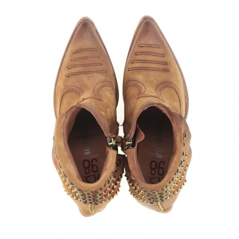A.S.98 Blondie Ankle boots Ženske Žute | SRB-439HBTFZU