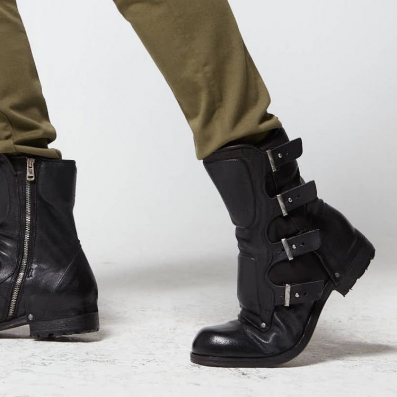 A.S.98 Boots Shield 409204 Ankle boots Muške Crne | SRB-931NGVHKR