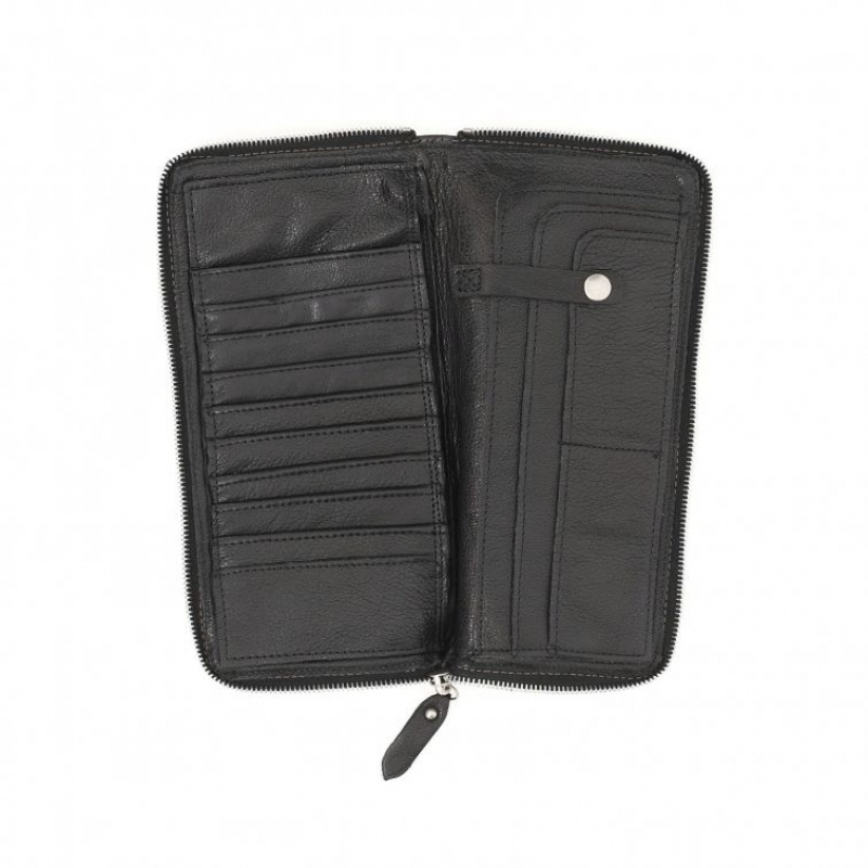 A.S.98 Clark Novčanici Unisex Crne | SRB-790KYJEVI