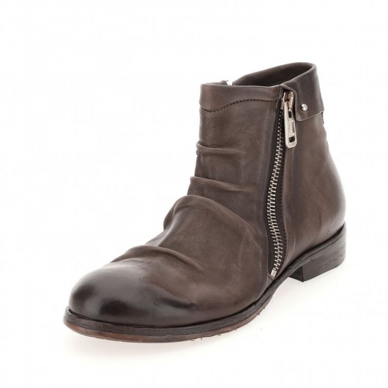 A.S.98 Clash 401216 Ankle boots Muške Čokoladne | SRB-564QWUXBL