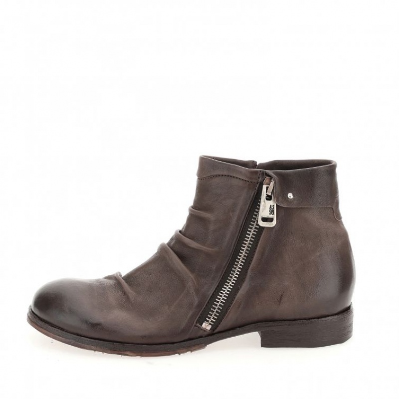 A.S.98 Clash 401216 Ankle boots Muške Čokoladne | SRB-564QWUXBL