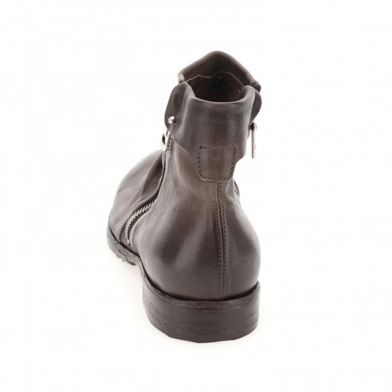 A.S.98 Clash 401216 Ankle boots Muške Čokoladne | SRB-564QWUXBL
