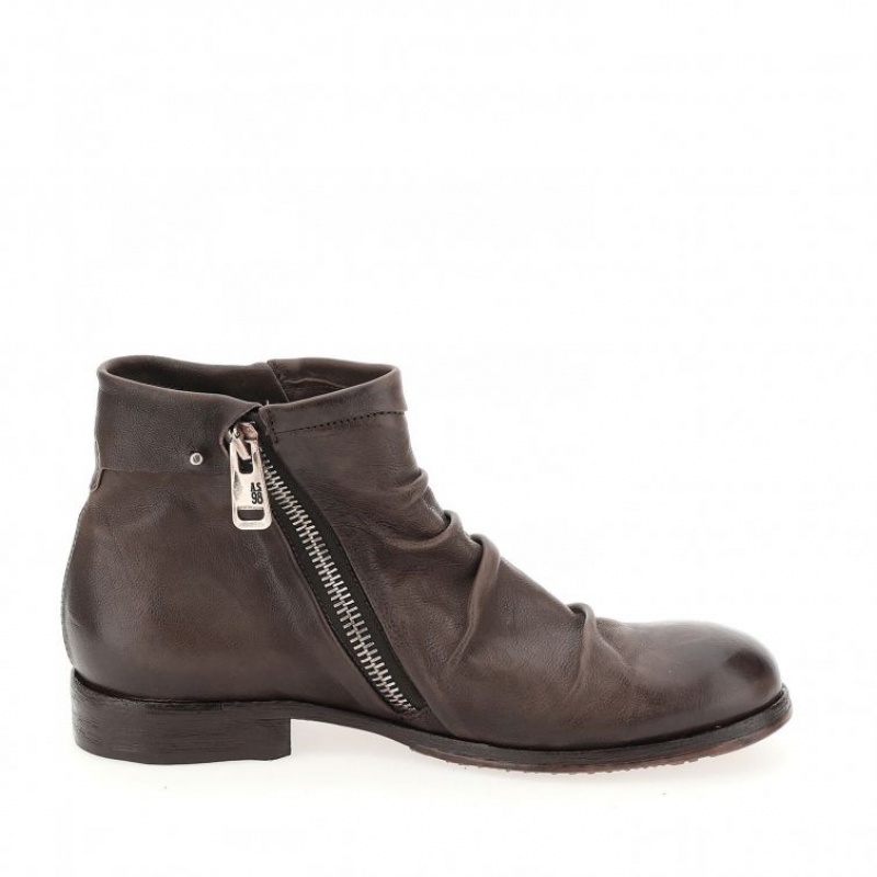A.S.98 Clash 401216 Ankle boots Muške Čokoladne | SRB-564QWUXBL