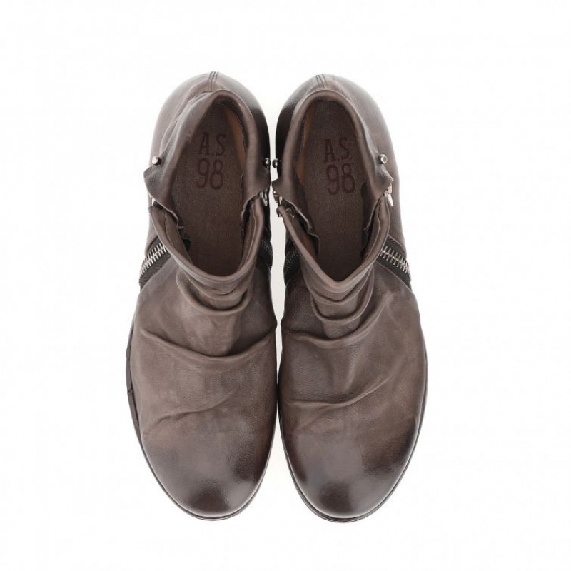 A.S.98 Clash 401216 Ankle boots Muške Čokoladne | SRB-564QWUXBL
