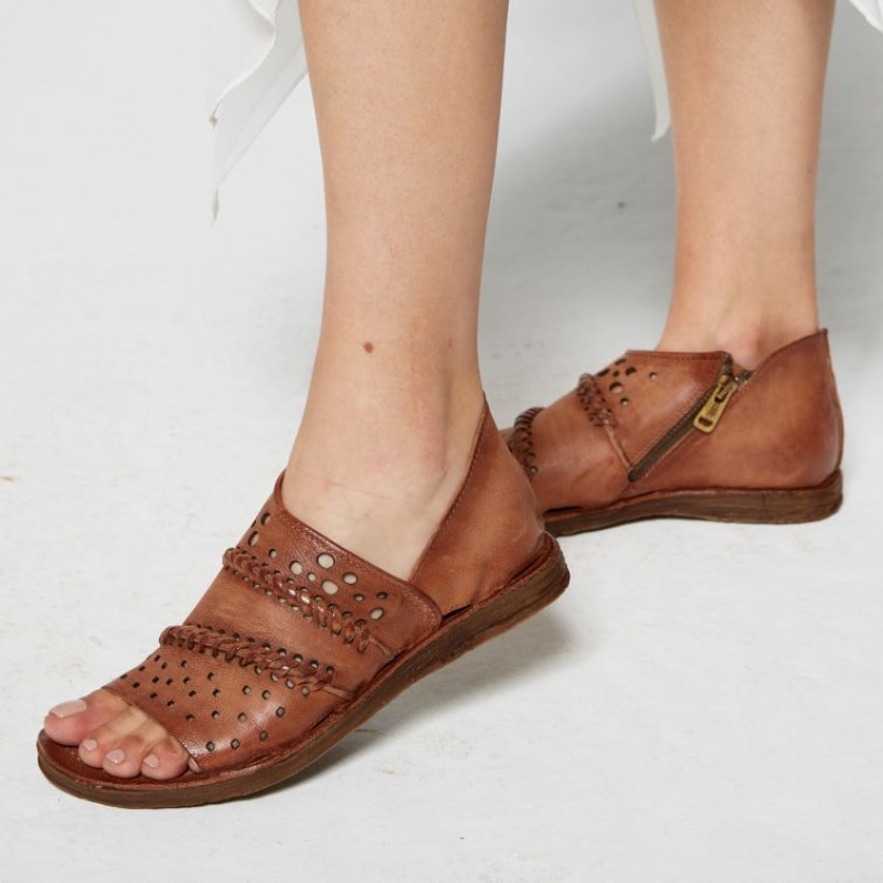 A.S.98 Releigh Sandale Ženske Kaki Boja | SRB-071PKVAYU