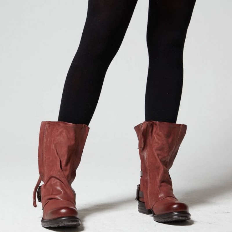 A.S.98 Saintec 259214 Ankle boots Ženske Crvene | SRB-289RVLAKU
