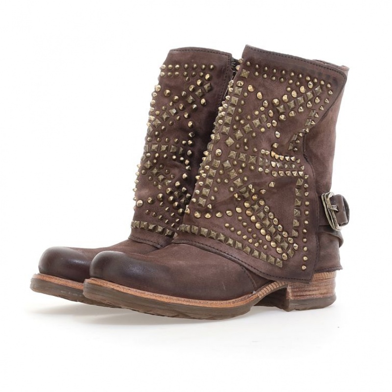 A.S.98 Shana Ankle boots Ženske Čokoladne | SRB-036NKSWUQ