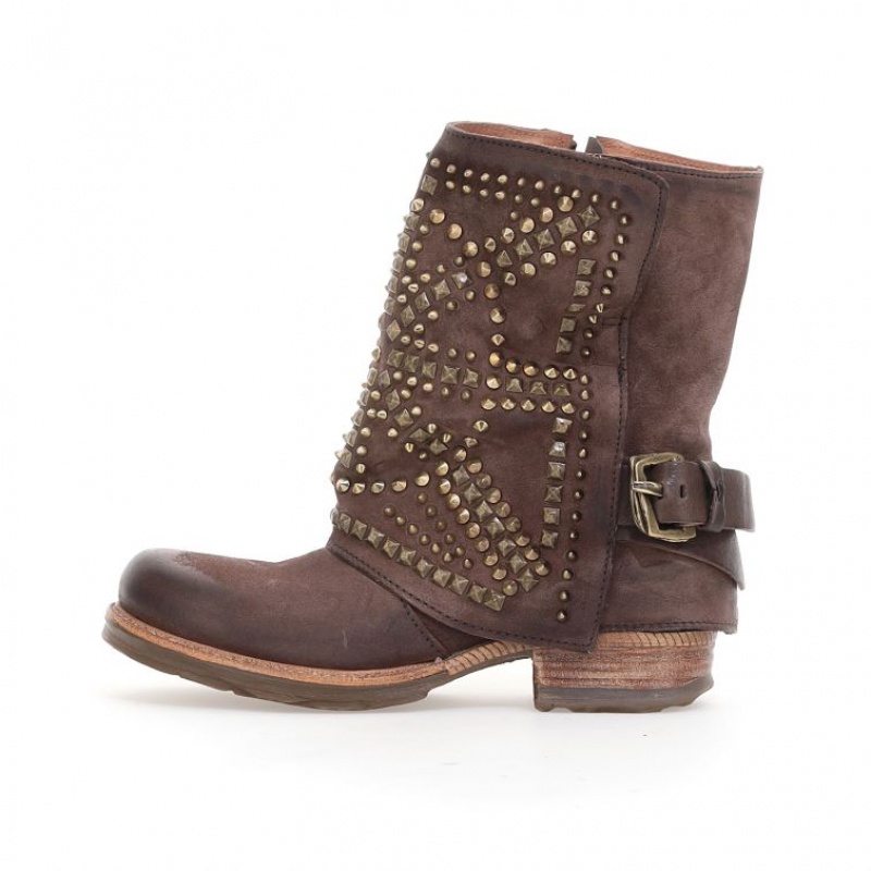 A.S.98 Shana Ankle boots Ženske Čokoladne | SRB-036NKSWUQ