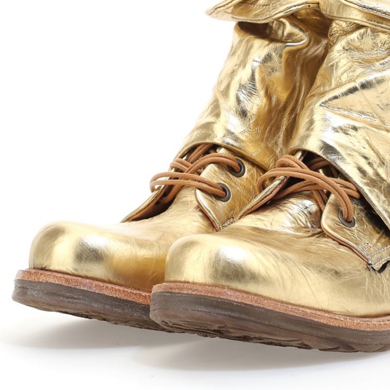 A.S.98 Shanice Ankle boots Ženske Zlatne | SRB-362DNYVSO